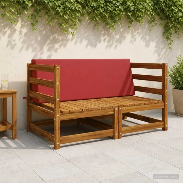 Jastuk za naslon SOEST 100% poliester boja crnog vina - boja crnog vina 120 x 20 x 40 cm Poliester