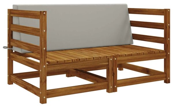 Jastuk za naslon SOEST 100% poliester Siva 120 x 20 x 40 cm - Siva 120 x 20 x 40 cm Poliester