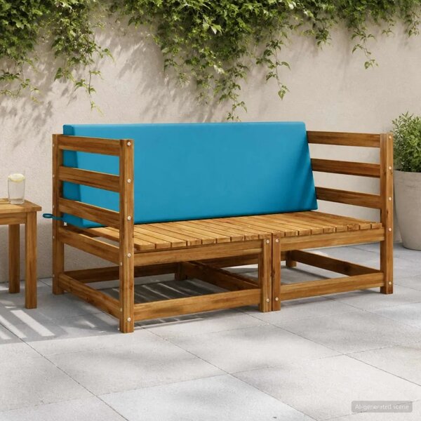 Jastuk za naslon SOEST 100% poliester Svjetloplava - Svjetloplava 120 x 20 x 40 cm Poliester