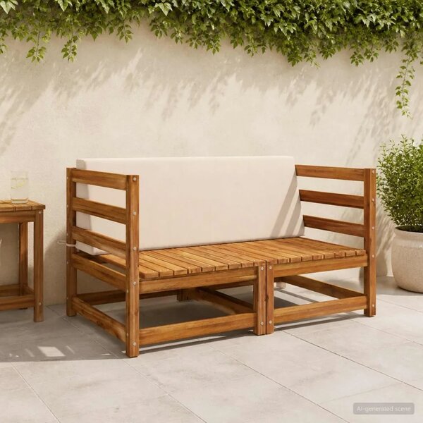 Jastuk za naslon SOEST 100% poliester Krem 120 x 20 x 40 cm - Krem 120 x 20 x 40 cm Melange