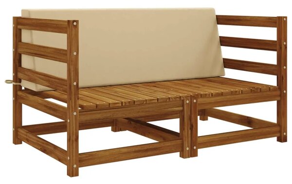 Jastuk za naslon SOEST 100% poliester Bež 120 x 20 x 40 cm - Bež 120 x 20 x 40 cm Poliester