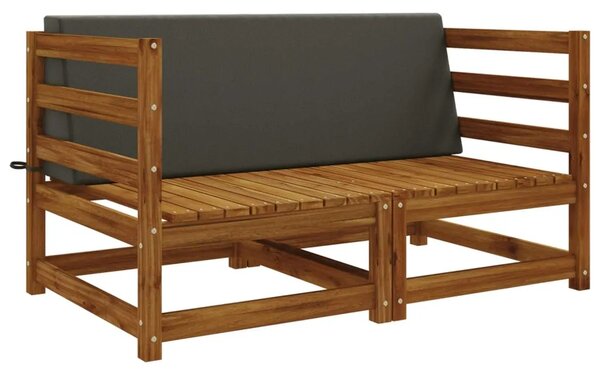 Jastuk za naslon SOEST 100% poliester Antracit 120 x 20 x 40 cm - Antracit 120 x 20 x 40 cm Melange
