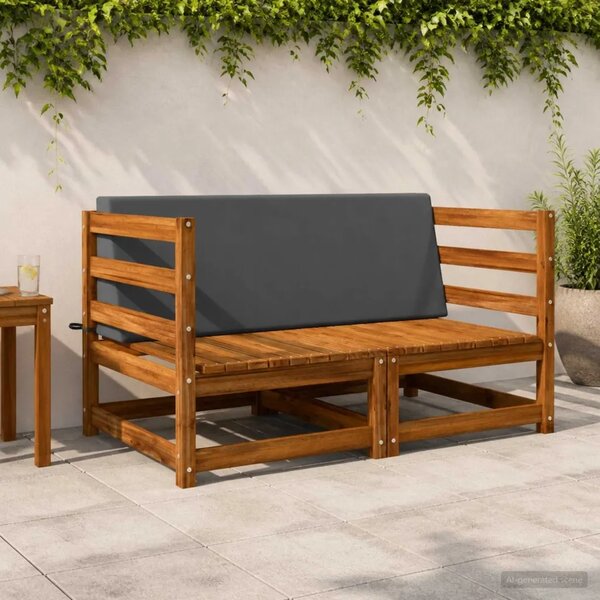 Jastuk za naslon SOEST 100% poliester Antracit 120 x 20 x 40 cm - Antracit 120 x 20 x 40 cm Poliester
