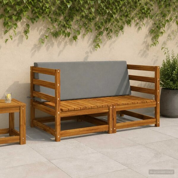 Jastuk za naslon SOEST 100% poliester Siva 120 x 20 x 40 cm - Siva 120 x 20 x 40 cm Melange