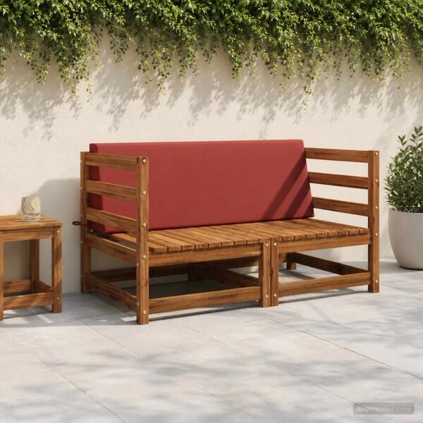 Jastuk za naslon SOEST 100% poliester Crvena 120 x 20 x 40 cm - Crvena 120 x 20 x 40 cm Melange