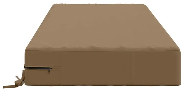 Jastuk za sjedalo SOEST 100% poliester Sivosmeđa - Sivosmeđa 120 x 60 x 15 cm Poliester