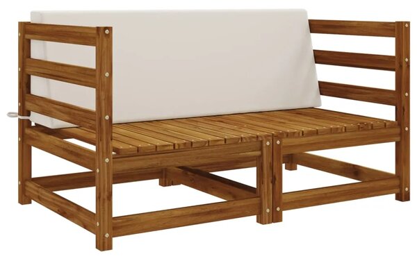 Jastuk za naslon SOEST 100% poliester Bijela 120 x 20 x 40 cm - Bijela 120 x 20 x 40 cm Melange