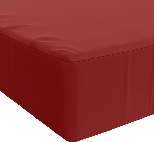 Jastuk za sjedalo SOEST 100% poliester boja crnog vina - boja crnog vina 120 x 60 x 15 cm Poliester