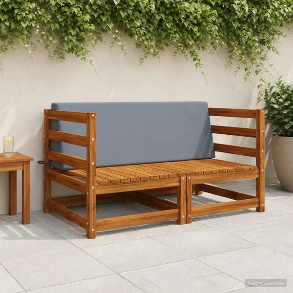 Jastuk za naslon SOEST 100% poliester Plava 120 x 20 x 40 cm - Plava 120 x 20 x 40 cm Melange