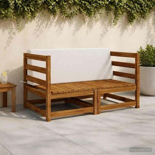 Jastuk za naslon SOEST 100% poliester Bijela 120 x 20 x 40 cm - Bijela 120 x 20 x 40 cm Melange