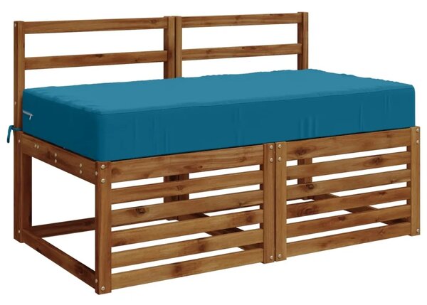Jastuk za sjedalo SOEST 100% poliester Svjetloplava - Svjetloplava 120 x 60 x 15 cm Poliester