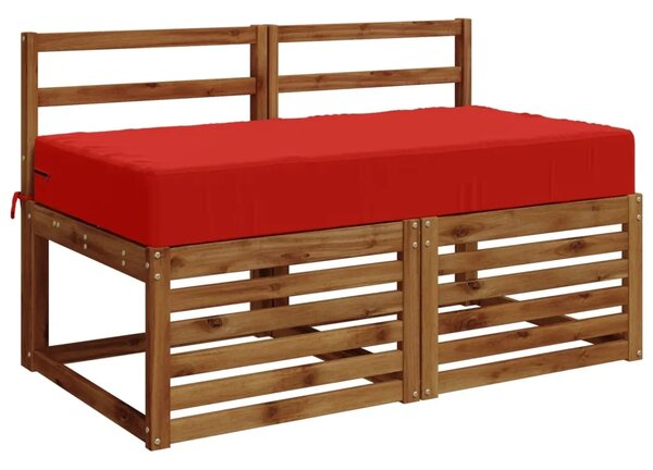 Jastuk za sjedalo SOEST 100% poliester Crvena 120 x 60 x 15 cm - Crvena 120 x 60 x 15 cm Poliester