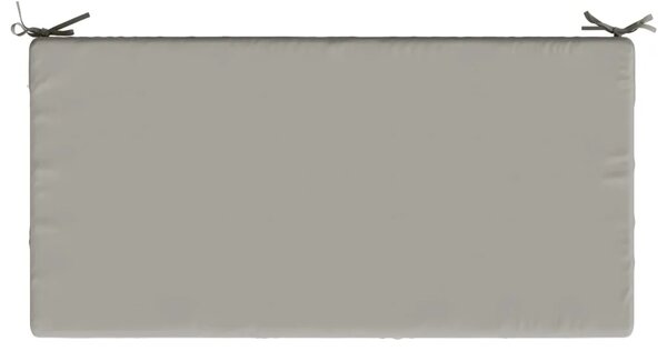 Jastuk za sjedalo SOEST 100% poliester Siva 120 x 80 x 15 cm - Siva 120 x 80 x 15 cm Poliester