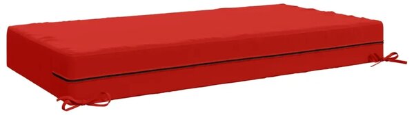 Jastuk za sjedalo SOEST 100% poliester Crvena 120 x 60 x 15 cm - Crvena 120 x 60 x 15 cm Poliester