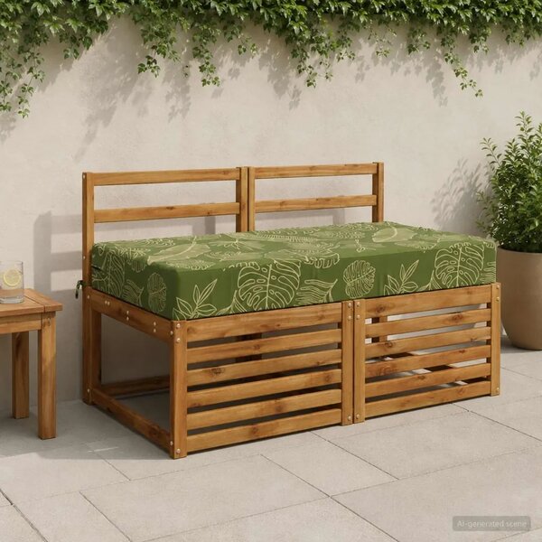 Jastuk za sjedalo SOEST 100% poliester Dezen s listom - Dezen s listom 120 x 60 x 15 cm Poliester
