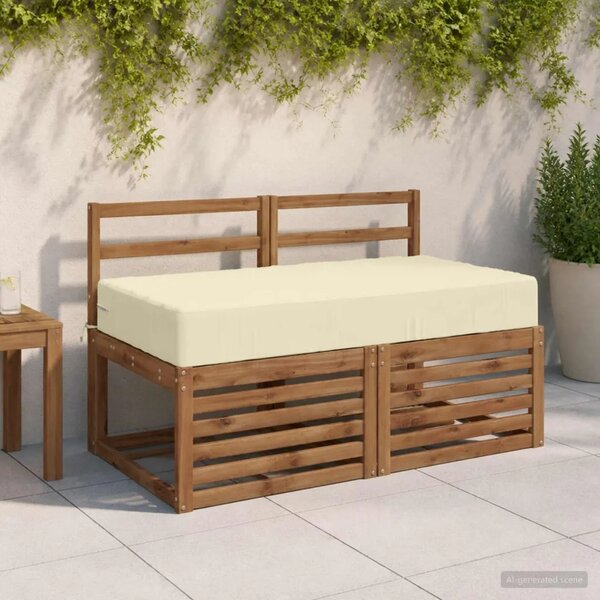 Jastuk za sjedalo SOEST 100% poliester Krem 120 x 60 x 15 cm - Krem 120 x 60 x 15 cm Poliester