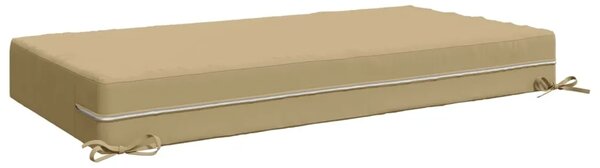 Jastuk za sjedalo SOEST 100% poliester Bež 120 x 60 x 15 cm - Bež 120 x 60 x 15 cm Poliester