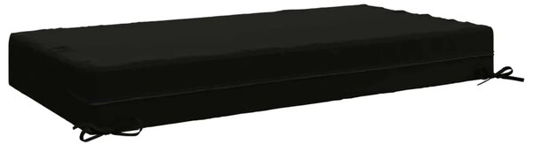 Jastuk za sjedalo SOEST 100% poliester Crna 120 x 60 x 15 cm - Crna 120 x 60 x 15 cm Poliester