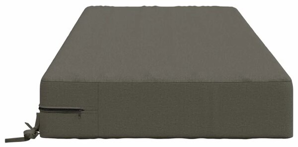 Jastuk za sjedalo SOEST 100% poliester Siva 120 x 60 x 15 cm - Siva 120 x 60 x 15 cm Melange