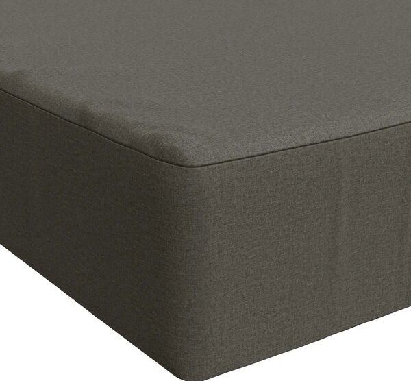 Jastuk za sjedalo SOEST 100% poliester Siva 120 x 60 x 15 cm - Siva 120 x 60 x 15 cm Melange