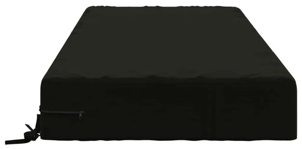 Jastuk za sjedalo SOEST 100% poliester Crna 120 x 60 x 15 cm - Crna 120 x 60 x 15 cm Poliester