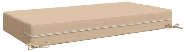 Jastuk za sjedalo SOEST 100% poliester Krem 120 x 60 x 15 cm - Krem 120 x 60 x 15 cm Melange