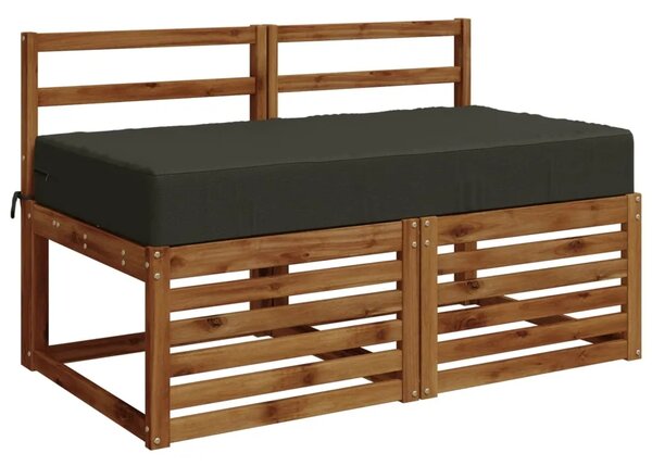 Jastuk za sjedalo SOEST 100% poliester Antracit - Antracit 120 x 60 x 15 cm Melange