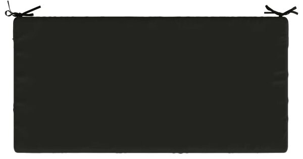 Jastuk za sjedalo SOEST 100% poliester Crna 120 x 60 x 15 cm - Crna 120 x 60 x 15 cm Poliester