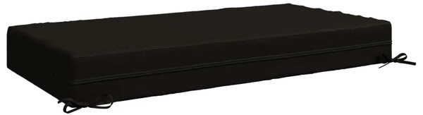 Jastuk za sjedalo SOEST 100% poliester Crna 120 x 60 x 15 cm - Crna 120 x 60 x 15 cm Melange