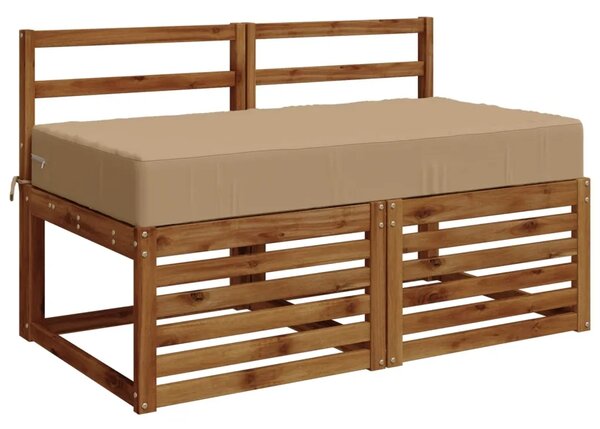 Jastuk za sjedalo SOEST 100% poliester Pijesak 120 x 60 x 15 cm - Pijesak 120 x 60 x 15 cm Melange