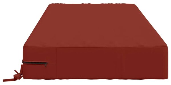 Jastuk za sjedalo SOEST 100% poliester Crvena 120 x 60 x 15 cm - Crvena 120 x 60 x 15 cm Melange