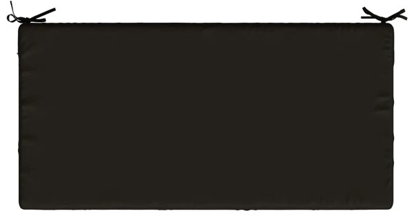 Jastuk za sjedalo SOEST 100% poliester Crna 120 x 60 x 15 cm - Crna 120 x 60 x 15 cm Melange