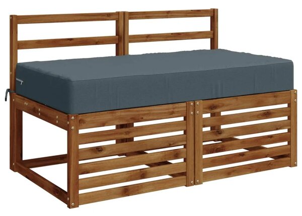 Jastuk za sjedalo SOEST 100% poliester Plava 120 x 60 x 15 cm - Plava 120 x 60 x 15 cm Melange
