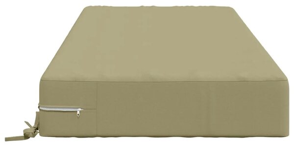 Jastuk za sjedalo SOEST 100% poliester Svijetlo zelena - Svijetlo zelena 120 x 60 x 15 cm Melange
