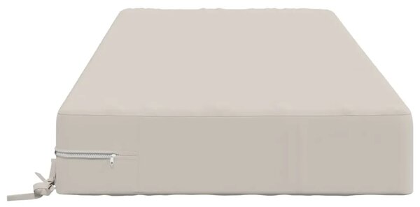 Jastuk za sjedalo SOEST 100% poliester Bijela 120 x 60 x 15 cm - Bijela 120 x 60 x 15 cm Melange