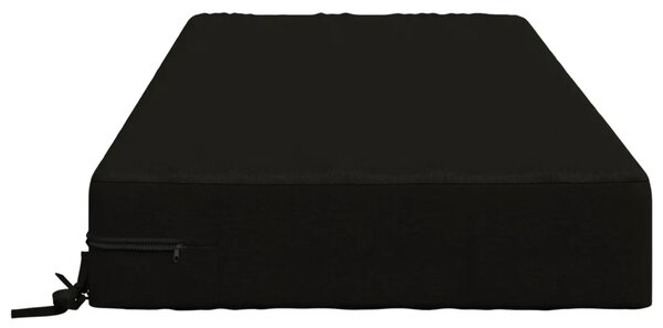 Jastuk za sjedalo SOEST 100% poliester Crna 120 x 60 x 15 cm - Crna 120 x 60 x 15 cm Melange
