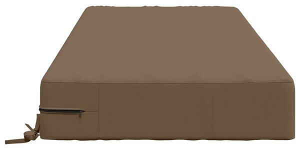 Jastuk za sjedalo SOEST 100% poliester Sivosmeđa - Sivosmeđa 120 x 60 x 15 cm Melange