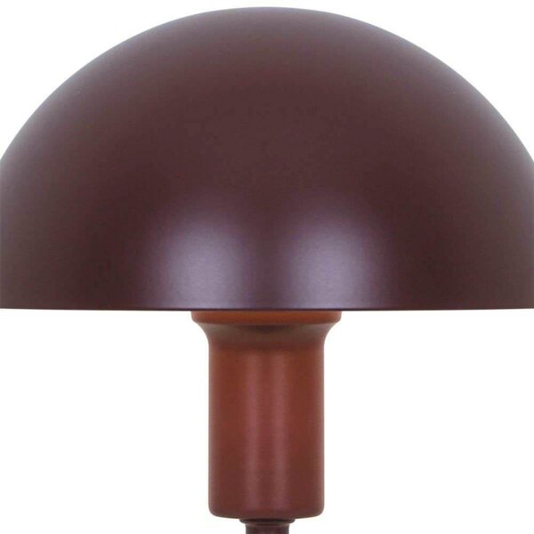 Nordlux Stolna lampa Ellen mini, bordo, visina 25 cm, metalna, Crvena, Dnevni boravak/blagovaonica, Metal