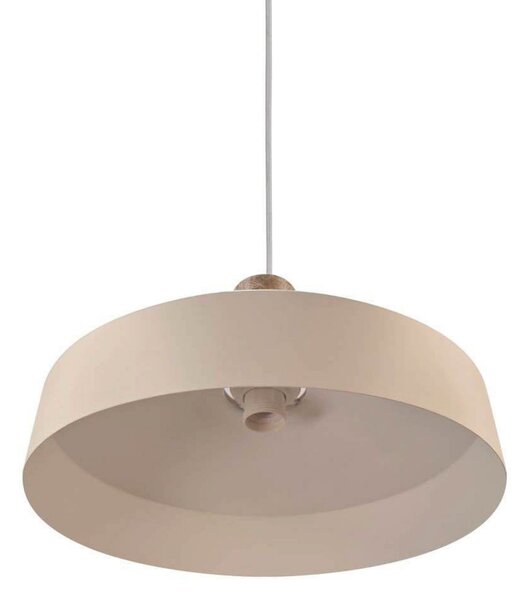 Nordlux Viseća lampa Elvas, bež, Ø 37 cm, metal/mramor, prigušiva, Bež, Dnevni boravak/blagovaonica, Metal
