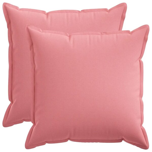 Jastuk s jastukom HOUTEN 2 kom. Ružičasta Umjetni lan - Ružičasta 65 x 65 cm 2