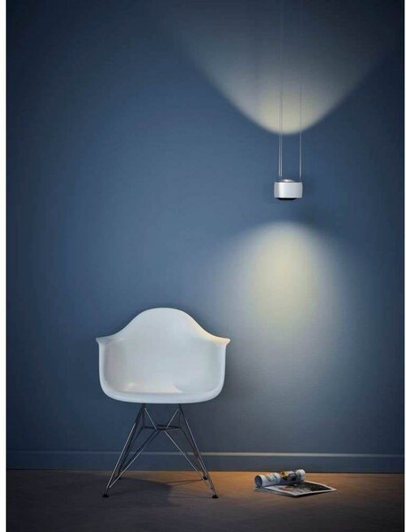 LOOM DESIGN LED viseća svjetiljka Air, bijela, aluminij, 13 cm, prigušiva, Bijela, Dnevni boravak/blagovaonica, Aluminij