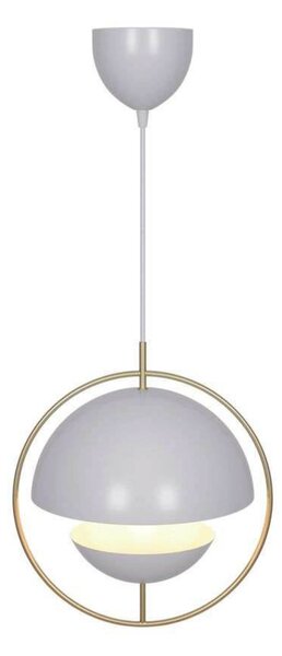 Nordlux Viseća svjetiljka Tavia, bijela, Ø 33 cm, metalna, prigušiva, Bijela, Dnevni boravak/blagovaonica, Metal