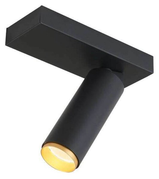 LOOM DESIGN LED stropni reflektor X-Beam, 1 žarulja, crna, prigušiva, Crno, Dnevni boravak/blagovaonica, Aluminij
