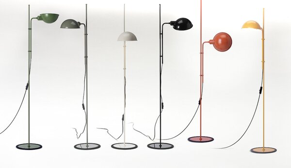 Podne Lampa MARSET, Funiculí, Crno, Dnevna soba, Metal, Dizajn