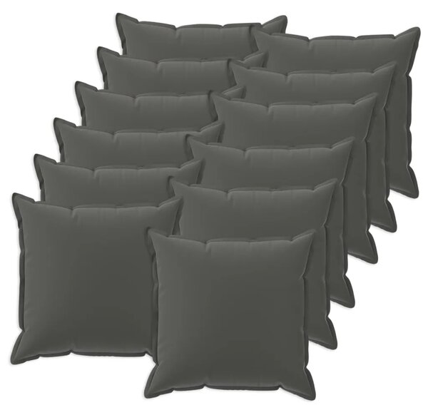 Presvlaka za jastuk 12 kom. HOUTEN Antracit 45 x 45 cm - Antracit 45 x 45 cm 12
