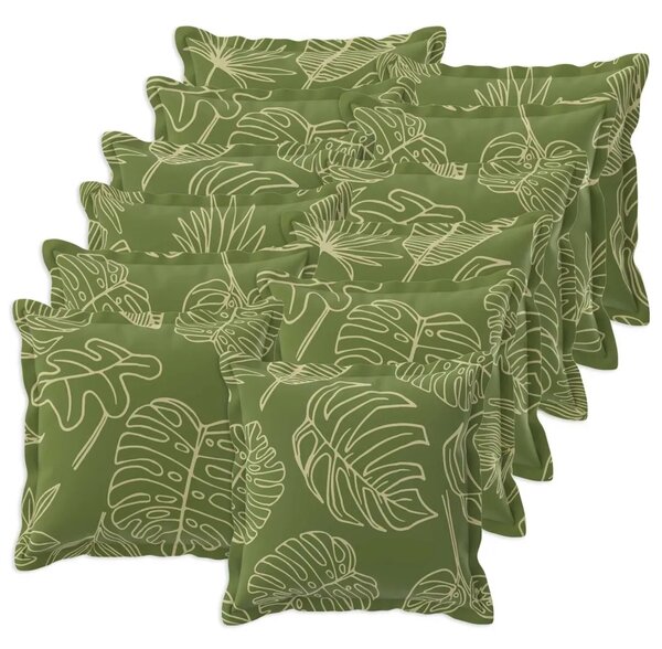 Presvlaka za jastuk 12 kom. HOUTEN Dizajn lista 45 x 45 cm - Dezen s listom 45 x 45 cm 12