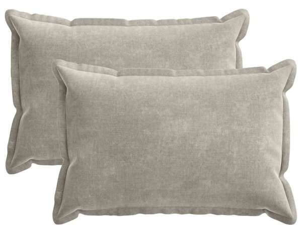 Presvlaka za jastuk 2 kom. HOUTEN Svjetlosiva 40 x 60 cm - Svjetlosiva 40 x 60 cm 2