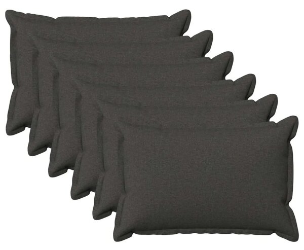 Presvlaka za jastuk 6 pcs HOUTEN Tamnosiva 30 x 50 cm - Tamnosiva 30 x 50 cm 6