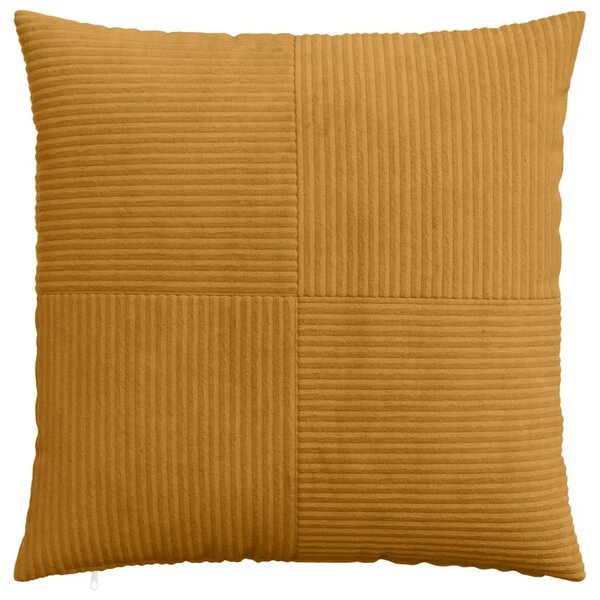 Presvlaka za jastuk 6 pcs ALMELO Žuta 55 x 55 cm Kord - Žuta 55 x 55 cm 6
