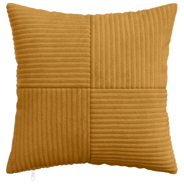 Presvlaka za jastuk 2 pcs ALMELO Žuta 35 x 35 cm Kord - Žuta 35 x 35 cm 2